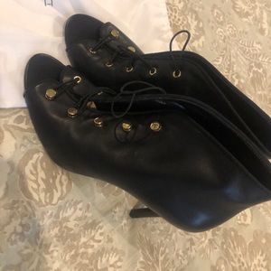 Enzo Peep Toe Booties